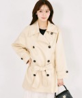 ウエストリボン付きベーシックトレンチコート tocco closet(トッコクローゼット)※オフィシャルサイト限定