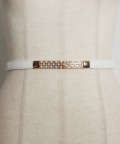 パール＆ビジューバー付きゴムベルト tocco closet(トッコクローゼット) ※セレクトアイテム