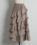ランダムフリルティアードフレアスカート tocco closet(トッコクローゼット)　※オフィシャルサイト限定 ※セレクトアイテム