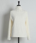 レース編みプチハイネックプルオーバー tocco closet(トッコクローゼット)　※オフィシャルサイト限定 ※セレクトアイテム