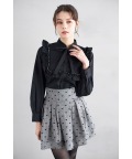 リボンフロッキーミニスカパン tocco closet(トッコクローゼット)＊スペシャルプライス品につき返品/キャンセル/配送日指定不可/ラッピング不可/少量在庫のセールの為交換は出来かねる場合がございます。