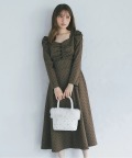 フロッキーハートドットワンピース  tocco closet ＊スペシャルプライス品につき返品/キャンセル/配送日指定不可/ラッピング不可/少量在庫のセールの為交換は出来かねる場合がございます。