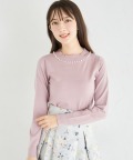 パール付きプチハイネックニットプルオーバー【eninas エニナス】tocco closet(トッコクローゼット)　＊スペシャルプライス品につき返品/キャンセル/配送日指定不可/ラッピング不可/少量在庫のセールの為交換は出来かねる場合がございます。
