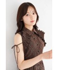 リボン付きプリーツフリル切り替えチェック柄シャツワンピース【familes ファミリス】tocco closet(トッコクローゼット)《tocco closet luxe》※ダークグリーン少量の在庫確保による再販売の為、交換は出来かねる場合がございます。予めご了承ください。