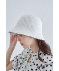 スカラップチューリップハット tocco closet(トッコクローゼット) ※セレクトアイテム ＊スペシャルプライス品につき返品/キャンセル/配送日指定不可/ラッピング不可/少量在庫のセールの為交換は出来かねる場合がございます。