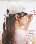 完全遮光＆抗菌防臭♪サテンリボンキャップ  6月22日(月)オフィシャルサイト限定アイボリー再販☆ tocco closet(トッコクローゼット)※セレクトアイテム※少量の在庫確保による再販売の為、交換は出来かねる場合がございます。
