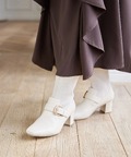 ベルトデザインニットドッキングショートブーツ tocco closet ＊スペシャルプライス品につき返品/キャンセル/配送日指定不可/ラッピング不可/少量在庫のセールの為交換は出来かねる場合がございます。