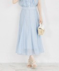 シアープリントロングフレアスカート10月26日(月)オフィシャルサイト限定再販☆ tocco closet(トッコクローゼット) ＊スペシャルプライス品につき返品/キャンセル/配送日指定不可/ラッピング不可/少量在庫のセールの為交換は出来かねる場合がございます。