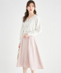 ベーシック無地フレアスカート【jarsley 】 tocco closet(トッコクローゼット)8/17スタート！スペシャルプライス ＊スペシャルプライス品につき返品/キャンセル/配送日指定不可/ラッピング不可/少量在庫のセールの為交換は出来かねる場合がございます。