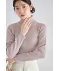 ラメ入りタートルネックリブニットプルオーバー【jelsie ジェルシー】 tocco closet ＊スペシャルプライス品につき返品/キャンセル/配送日指定不可/ラッピング不可/少量在庫のセールの為交換は出来かねる場合がございます。