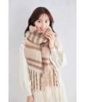 ふわふわチェック柄マフラー11月2日(月)オフィシャルサイト限定再販☆ tocco closet(トッコクローゼット)＊スペシャルプライス品につき返品/キャンセル/配送日指定不可/ラッピング不可/少量在庫のセールの為交換は出来かねる場合がございます。