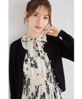 ＵＶカット＆接触冷感＆ハンドウォッシュ♪超強撚パールフラワー釦カーディガン【jiorina ジオリナ】 tocco closet(トッコクローゼット)