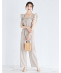 フリル付きウエストシャーリングカットオールインワン 7/31(水)オフィシャルサイト限定再販☆【joname ジョネーム】 tocco closet(トッコクローゼット)≪Relax Style≫※少量の在庫確保による再販売の為、交換は出来かねる場合がございます。予めご了承ください。