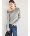 フリル付きサイドギャザーカットソープルオーバー【junette ジュネット】 tocco closet(トッコクローゼット)※オフィシャルサイト限定