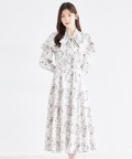 ２ＷＡＹリボンケープ付きフラワープリントワンピース【meander ミンダー】 tocco closet(トッコクローゼット) ＊スペシャルプライス品につき返品/キャンセル/配送日指定不可/ラッピング不可/少量在庫のセールの為交換は出来かねる場合がございます。