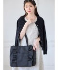 フリルナイロントートバッグ【rashmy ラシュミー】 tocco closet(トッコクローゼット)≪Work Style≫