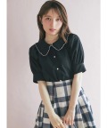 配色メロウフリルブラウス【ritange リタンジェ】 tocco closet(トッコクローゼット)