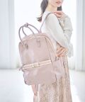 配色リボン付きワーク&マザー２ＷＡＹリュック 5月14日(水) 再販☆【salarmo セラーモ】 tocco closet(トッコクローゼット)※少量の在庫確保による再販売の為、交換は出来かねる場合がございます。予めご了承ください。