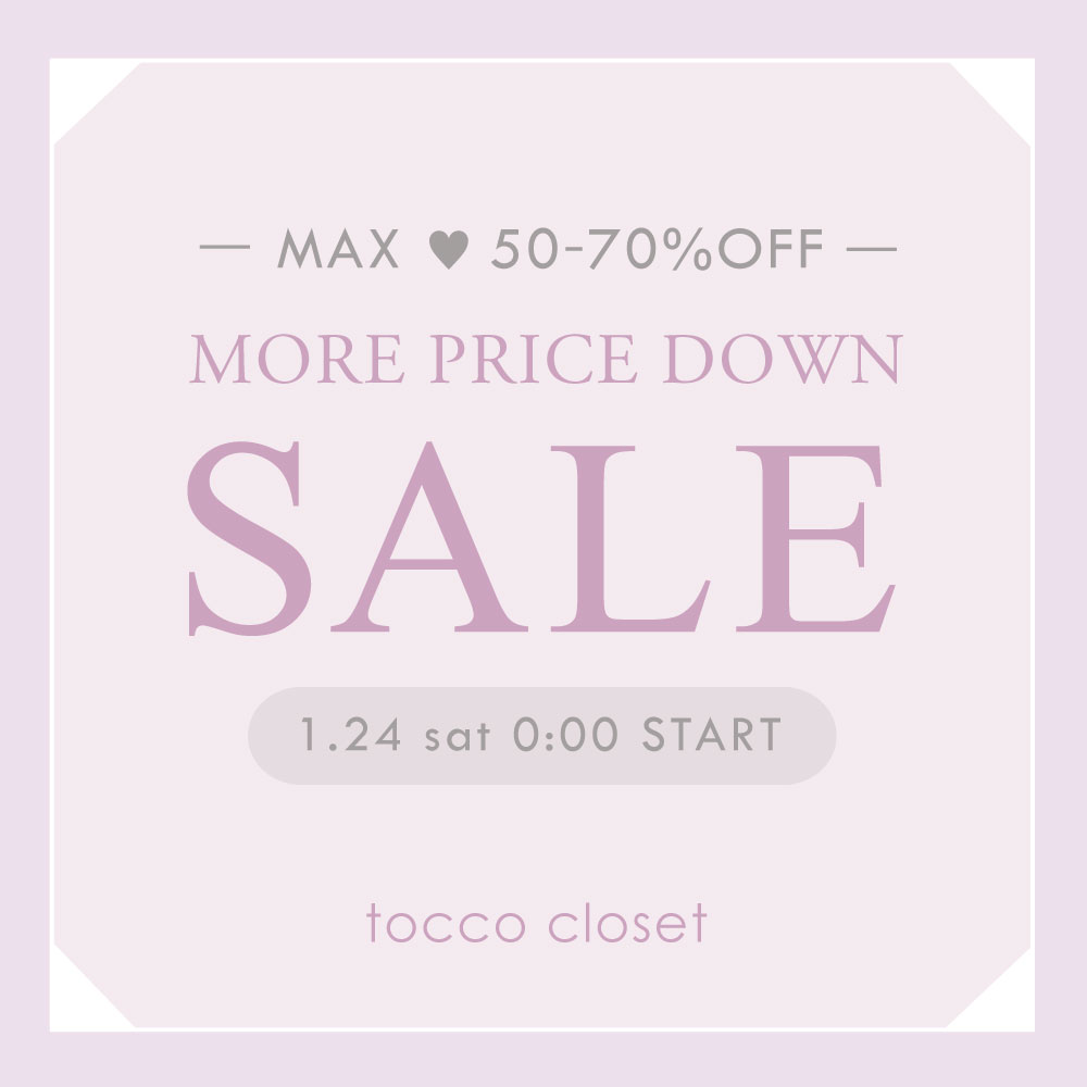 tocco トッコクローゼット　SALE　セール