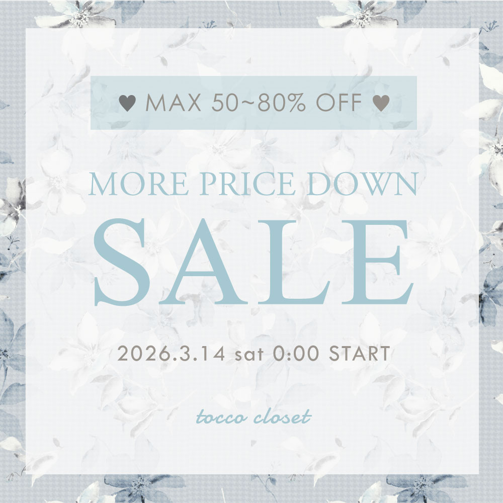 tocco トッコクローゼット　SALE　セール