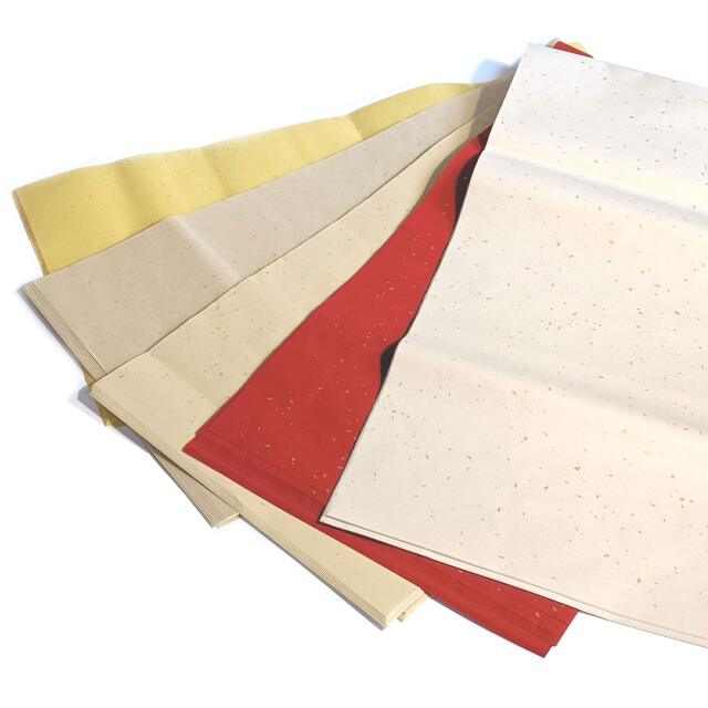 色画仙紙 半切 冷金宣