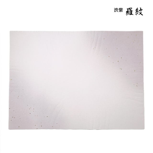 書道用紙】 【かな料紙】 羅紋 切箔砂子斜ぼかし 全壊紙 1色×10枚 36KE