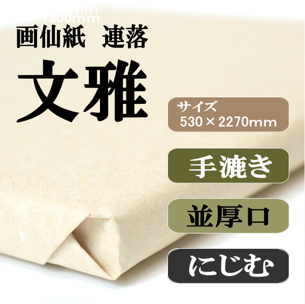 書道画仙紙連落文雅