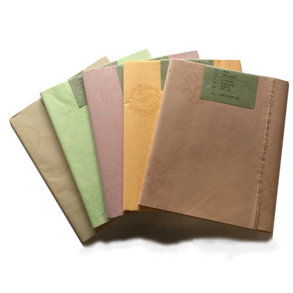 書道手漉き画仙紙同色小紋打ち101AAC半切10枚|書道用品通販の半紙屋e-shop