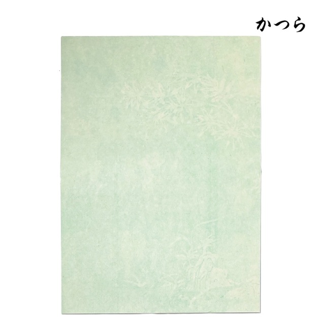 書道 かな用料紙 かつら 半懐紙判 5色×20枚｜書道用品通販【半紙屋e-shop】