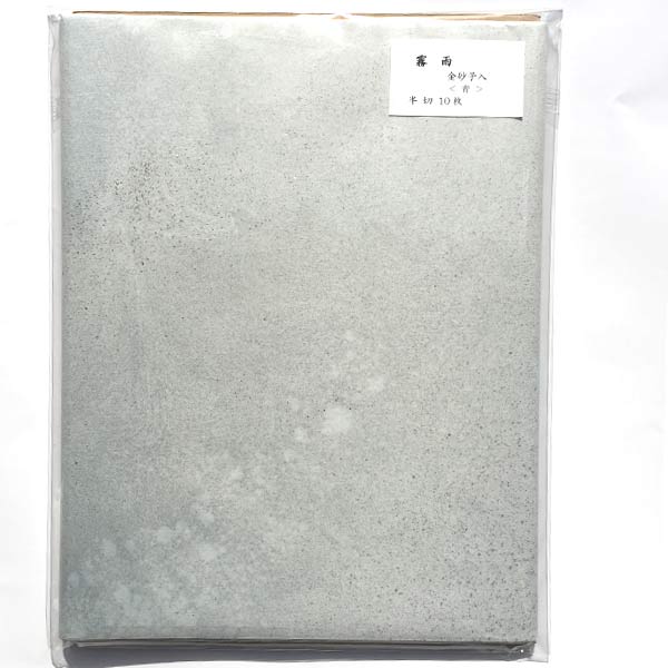 色画仙加工紙霧雨青