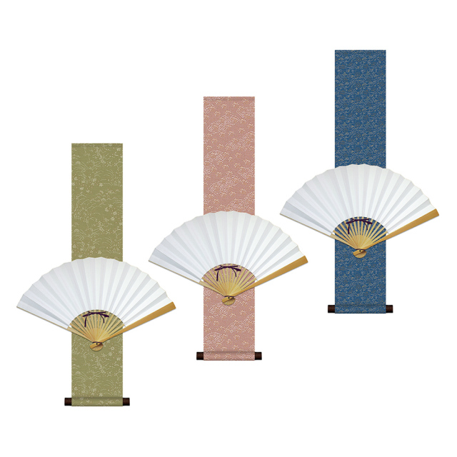書道用品展示用品 扇子掛 舞シリーズ 緞子ミニ扇子掛｜書道用品通販