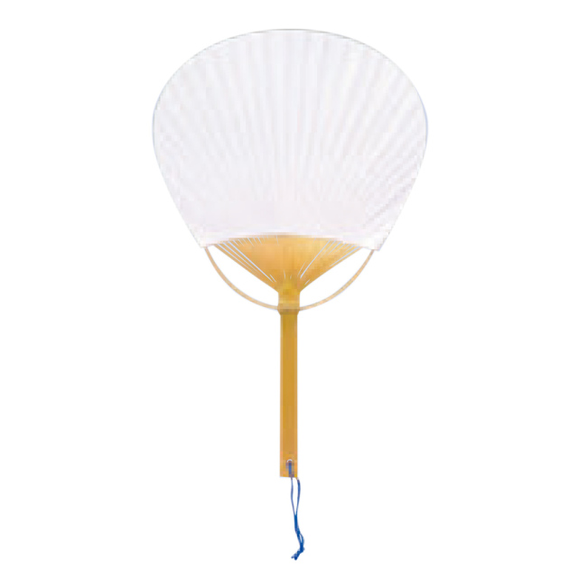 書道 小物 白うちわ(短寸平骨) 5枚セット TJ11