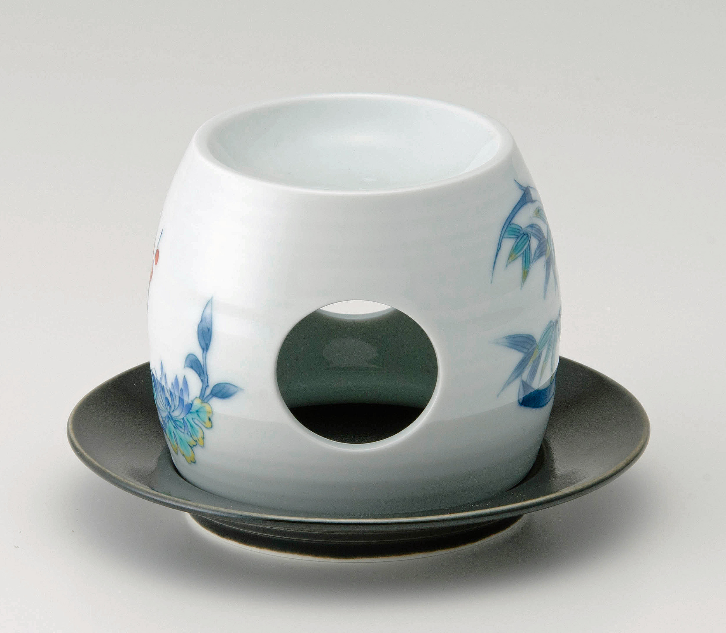 茶香炉「日月火」－四君子