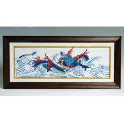 珍品 龍 陶板額 美術品・アンティーク・コレクション