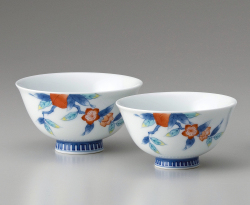 夫婦茶碗－桃文