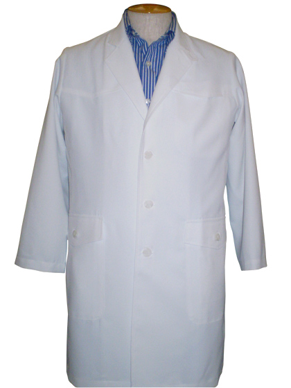 フルダル静電ストレッチツイルドクターコート（男性用）