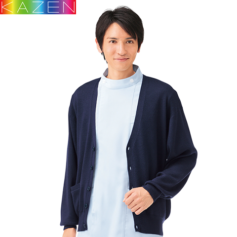 KAZEN メンズカーディガン　203