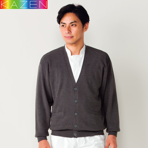 KAZEN メンズカーディガン　203