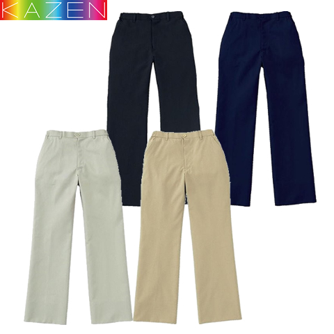 カゼン　男女兼用ノータックパンツ　AP600