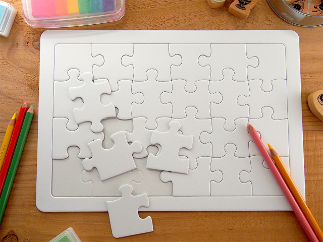 ホワイトパズル A4 24ピース