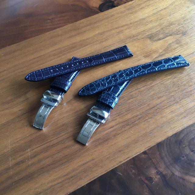 高級皮革系 クロコ・ベルト 【Sランク】【中古】 