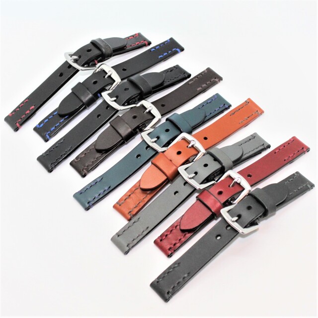 SPQRオリジナルバンド　SOMESレザーバンド18mm（マスターピース・手巻付自動巻モデル替えバンド）*時計をお送りいただければ、取付してお送りすることも可能です