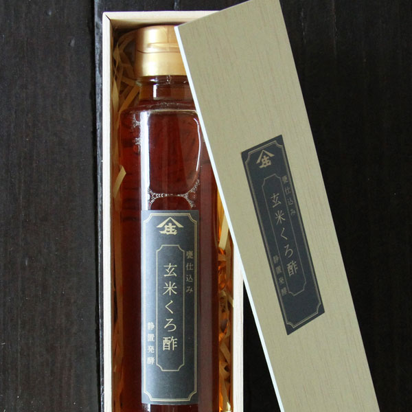 長期熟成玄米くろ酢,くろ酢,黒酢,玄米酢酢,200ml,庄分酢,甕仕込み,静置発酵