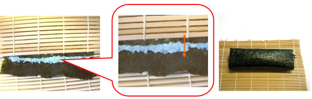 巻きずしの巻き方