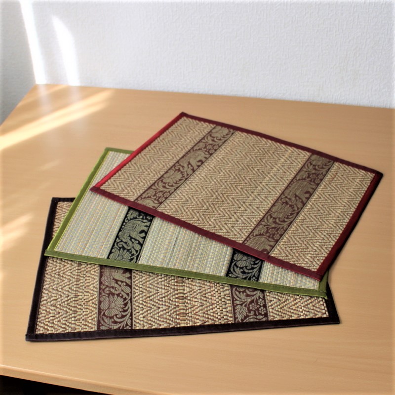 ぞうさん刺繍ランチョンマット