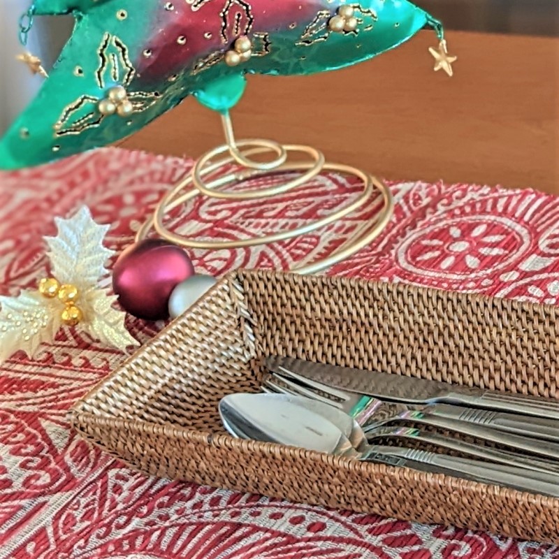 アタ製カトラリートレー（レクタングル）