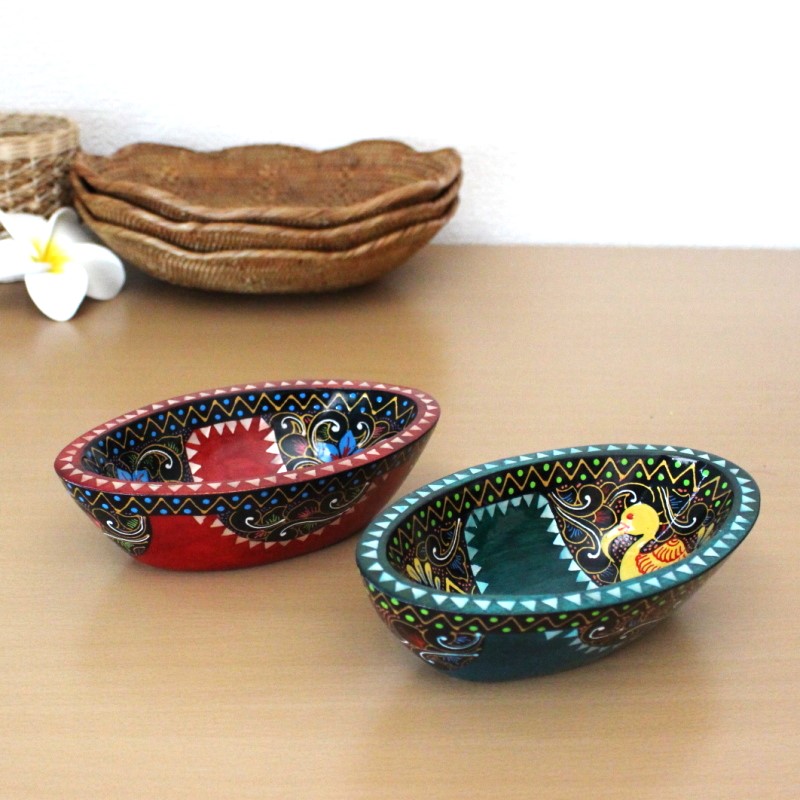 木製ペイントボウル（２カラー）