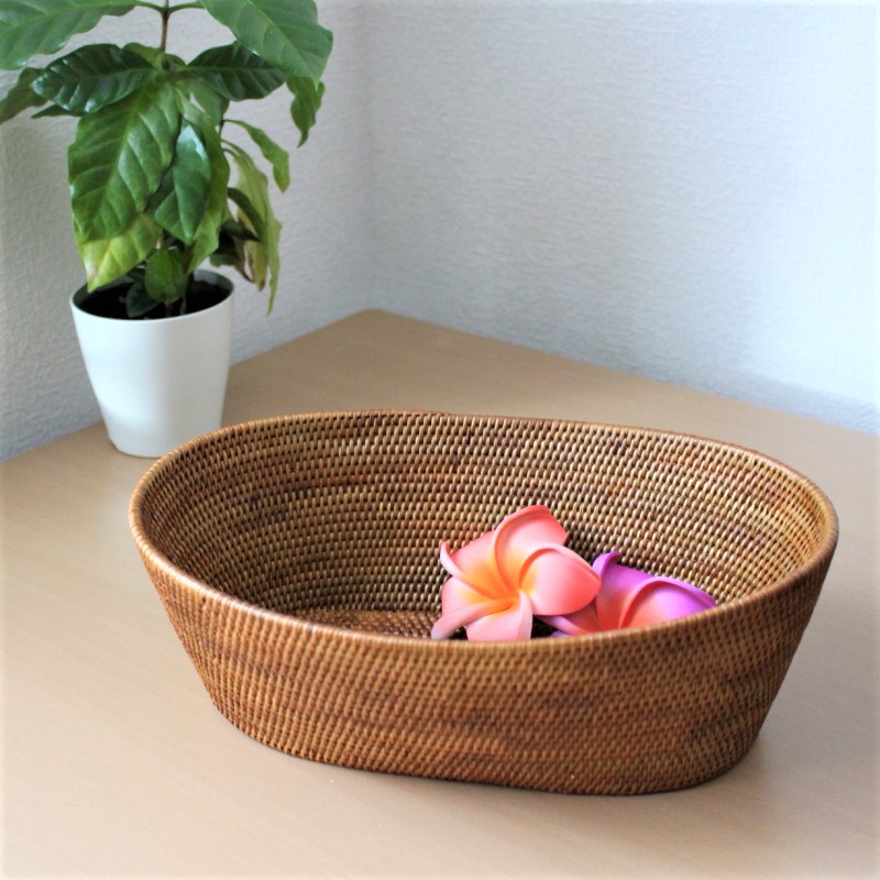 アタ製オーバルバスケット