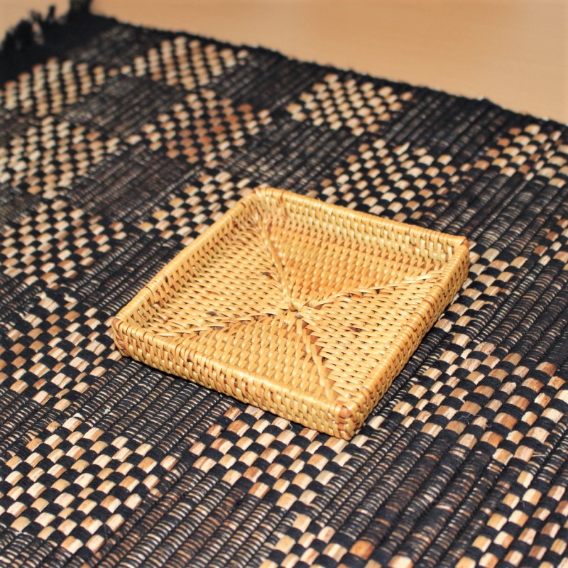 アタ製コースター（フチ付きスクエア型）