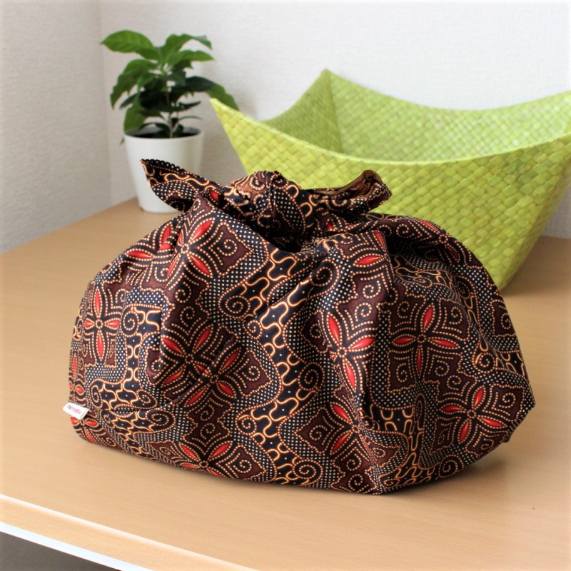 バティックのあづま袋（B)